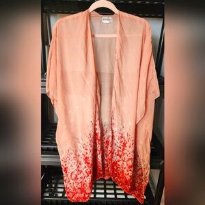 O/S Pink and coral color Kimono